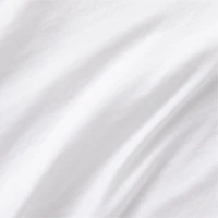 Aire Organic Cotton White Full Bed Sheet Set