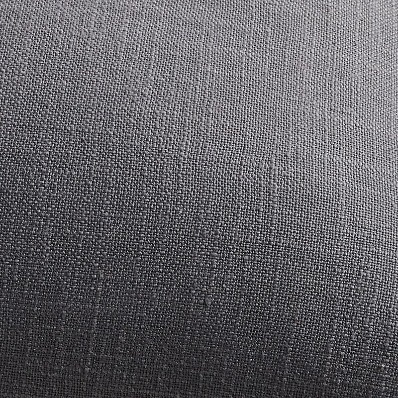 Grey 22"x15" Merrow Stitch Cotton Throw Pillow Cover