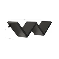 Origami Black Wall Shelf