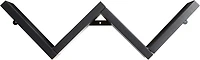 Origami Black Wall Shelf