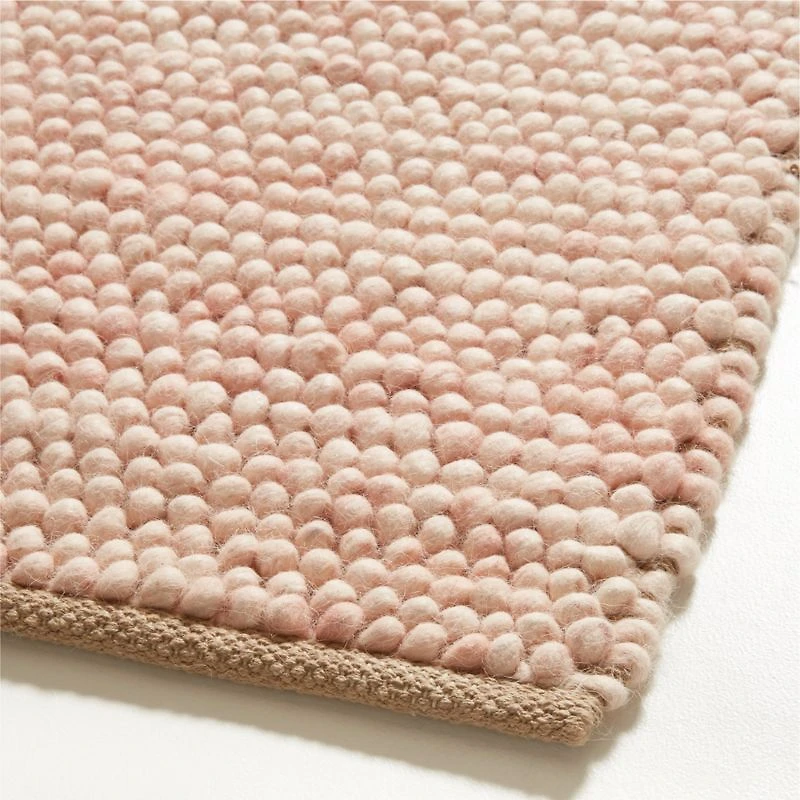 Orlian Wool Elegant Pink Kids 12"x18" Rug Swatch