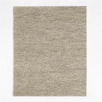 Orly Wool Blend Handwoven Cream and Grey Area Rug 8'x10'
