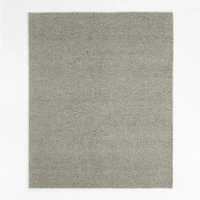 Orly Wool Blend Handwoven Grey Area Rug 8'x10'