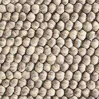 Orly Wool Blend Handwoven Cream and Grey Area Rug 8'x10'
