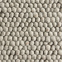 Orly Wool Blend Handwoven Grey Area Rug 6'x9'