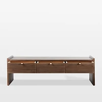 Oscar Brown Pine Wood 52" Rectangular Storage Coffee Table