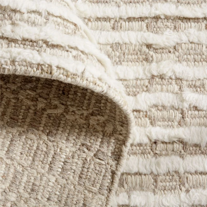 Oslo Wool Beige Area Rug 10'x14'