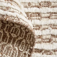 Oslo Wool Brown Area Rug 6'x9'