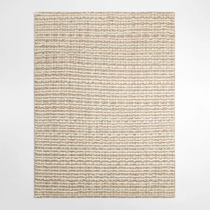 Oslo Wool Brown Area Rug 6'x9'
