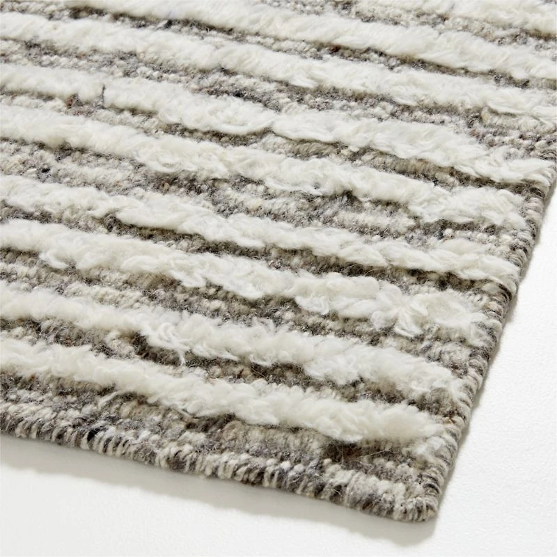 Oslo Wool Dark Grey Area Rug 10'x14'