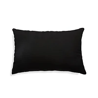 Sunbrella ® Canvas Black Outdoor 20"x13" Pillow