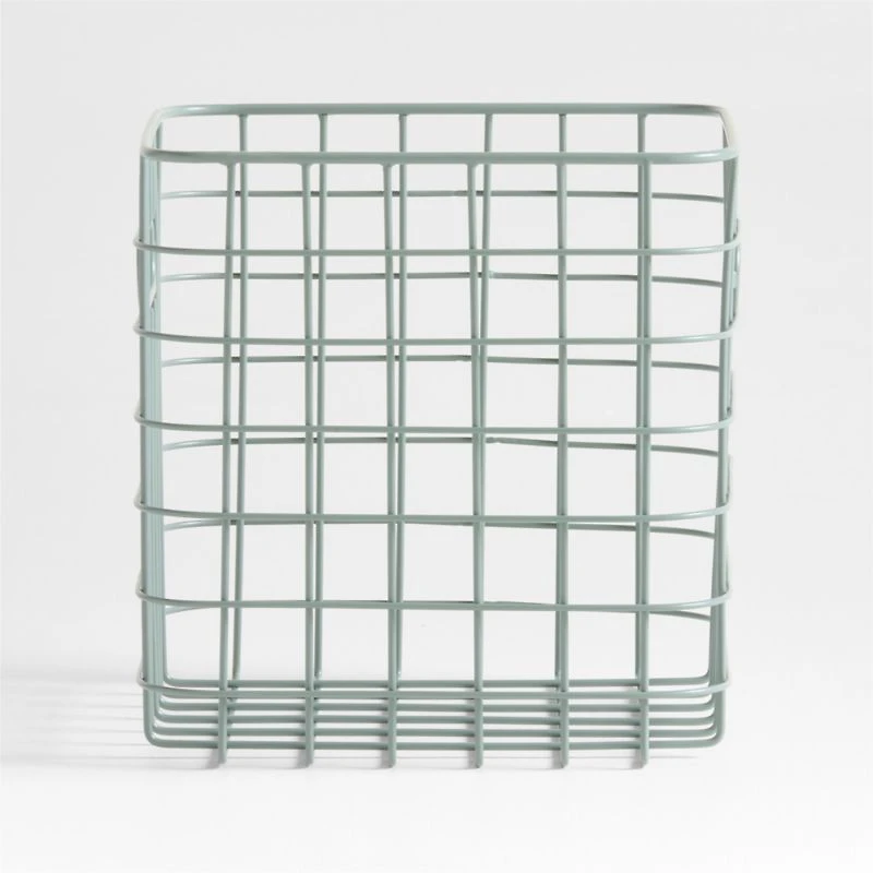 Outline Wire Metal Storage Bin with Handles