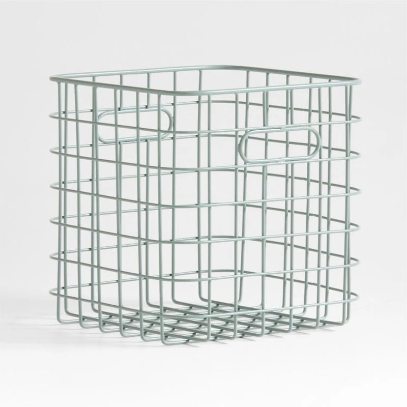 Outline Wire Metal Storage Bin with Handles