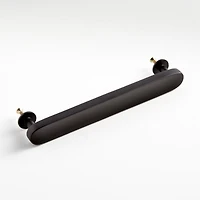 Oval 3" Matte Black Bar Pull