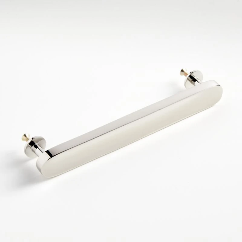 Oval 3" Polished Nickel Bar Pull