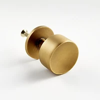 Oval 4" Antique Brass Bar Pull