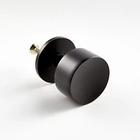 Oval 3" Matte Black Bar Pull
