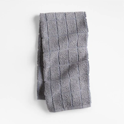 Oversized Recycled Cotton Blend Grey Utility Kitchen Towel