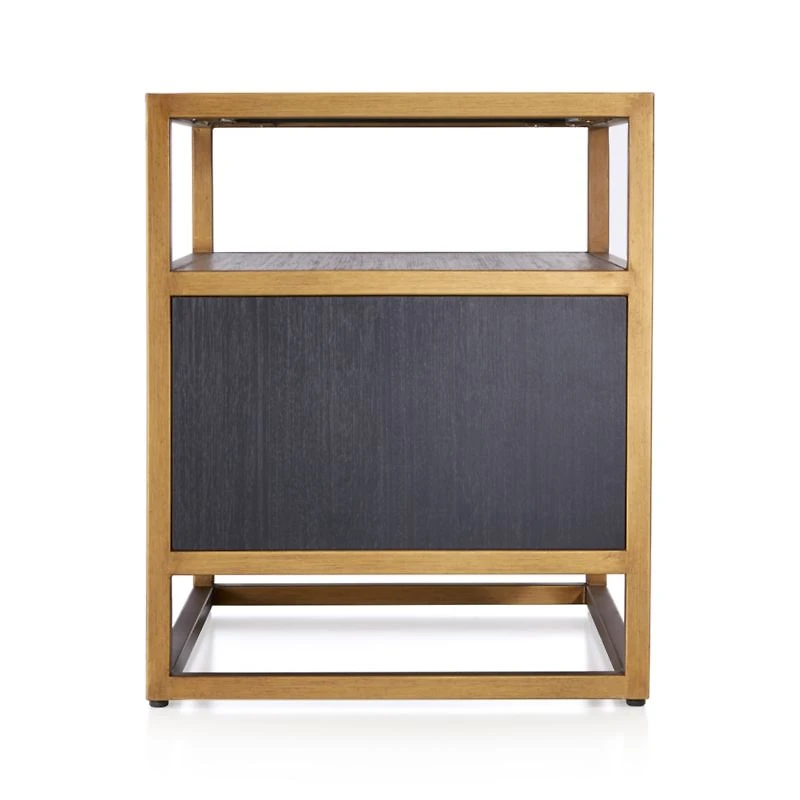Oxford 27" Black Nightstand