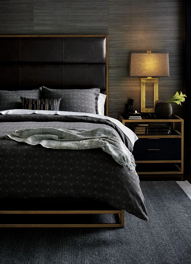 Oxford 27" Black Nightstand