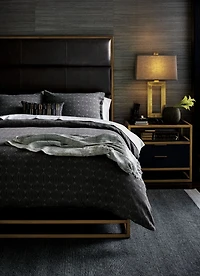 Oxford 27" Black Nightstand