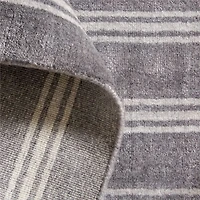 Oxford Performance Handwoven Carbon Grey Area Rug 10'x14'