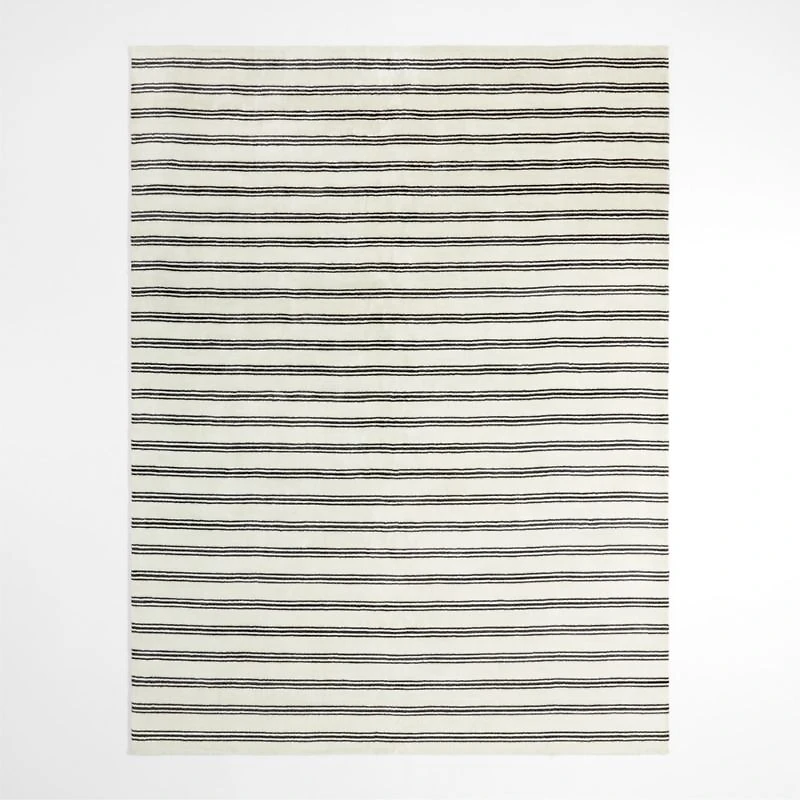 Oxford Performance Handwoven Ivory Area Rug 6'x9'