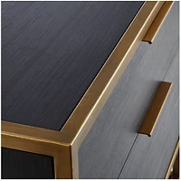 Oxford Black Lateral File Cabinet