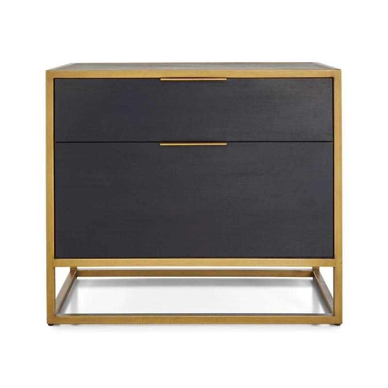 Oxford Black Lateral File Cabinet