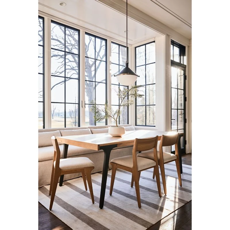 Lakin White Oak Wood Dining Chair