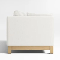Pacific 2-Piece Sectional with Wood Legs