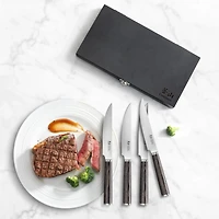 Cangshan ® 4-Piece Pakkawood Steak Knife Set in Presentation Box
