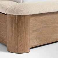 Palermo Wood & Upholstered 2-Drawer King Storage Bed
