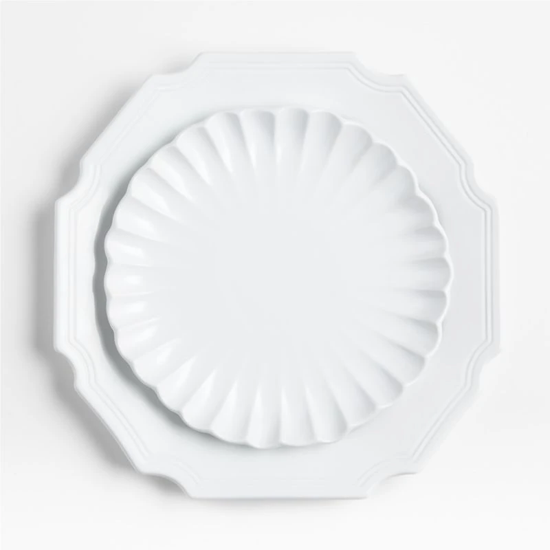 Palermo Octagon Stoneware Dinner Plate