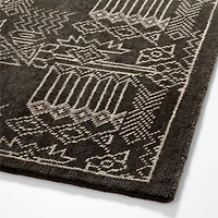 Palma Wool Hand-Knotted Espresso Brown Area Rug 10'x14'