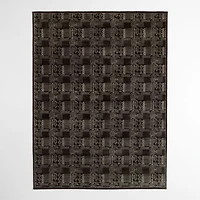 Palma Wool Hand-Knotted Espresso Brown Area Rug 10'x14'