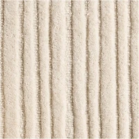 Paloma Textured Stripe Arctic Ivory Kids Wool Area Rug 8'x10'