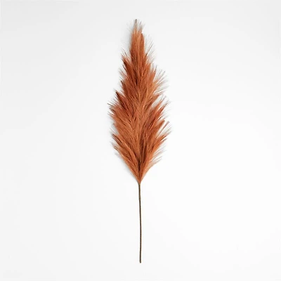 Rust Faux Pampas Grass