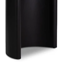 Panos 94" Black Acacia Wood Dining Table