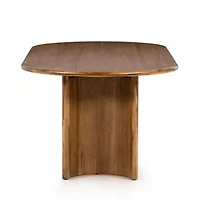 Panos 94" Sandy Acacia Wood Dining Table