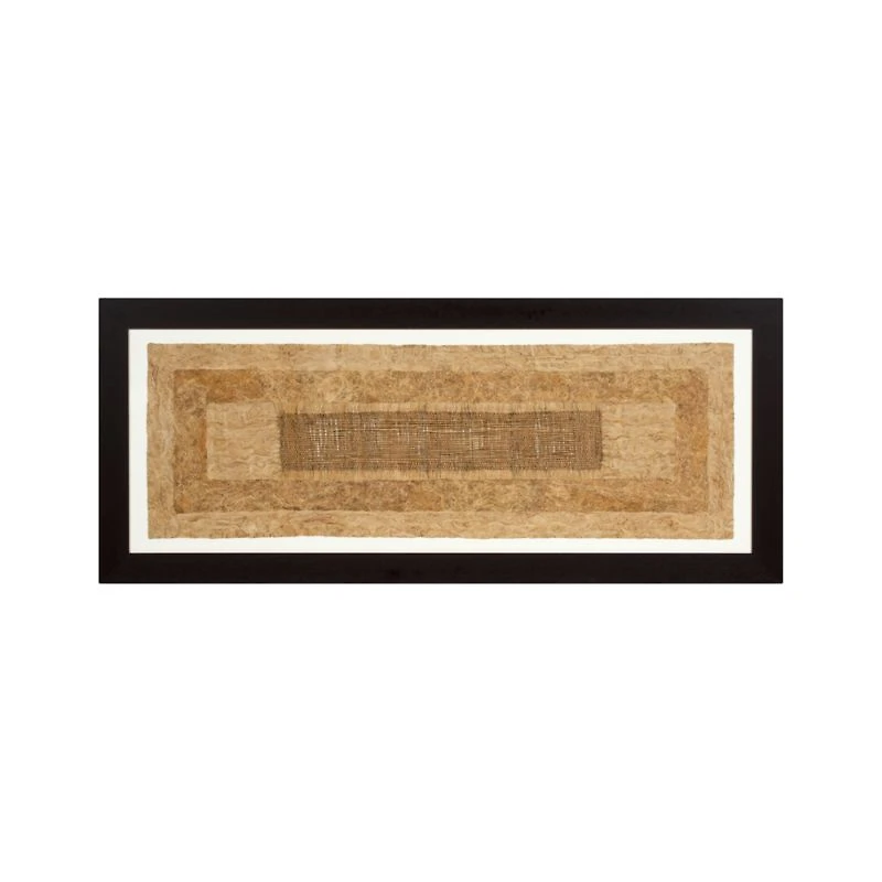 "Papeles" Framed Hand-Cut Paper Wall Art 34.25"x81.75" by Julio Laja Chichicaxtle