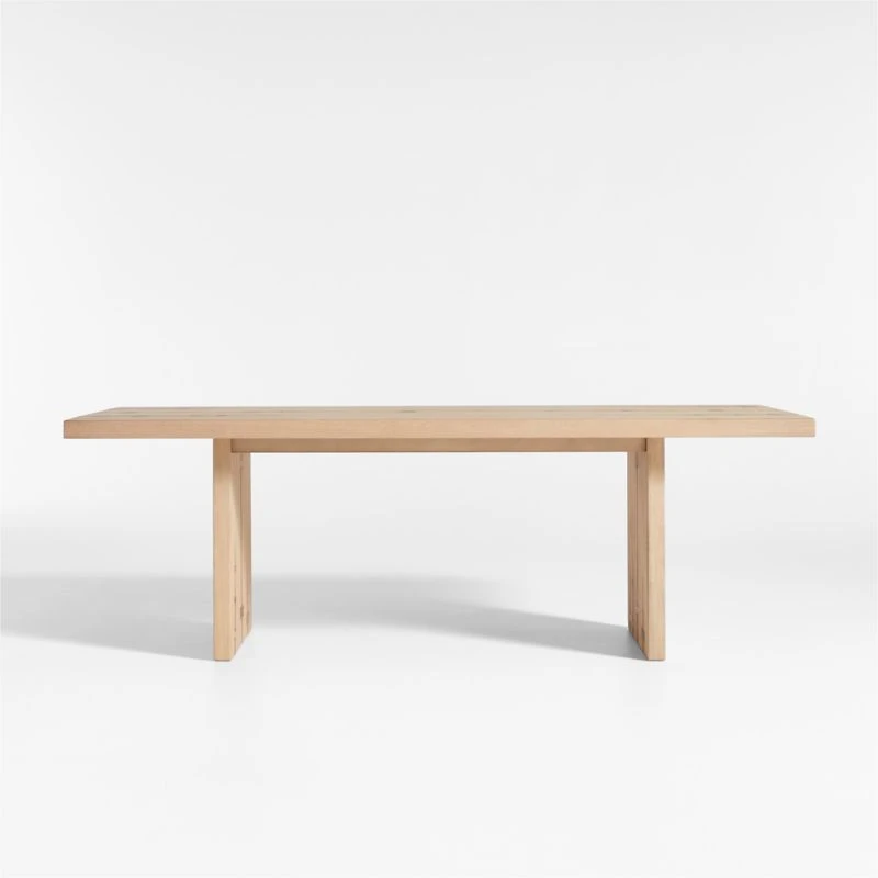 Papillon 88" Oak Wood Dining Table by Laura Kim