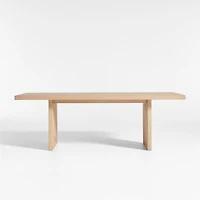 Papillon 88" Oak Wood Dining Table by Laura Kim