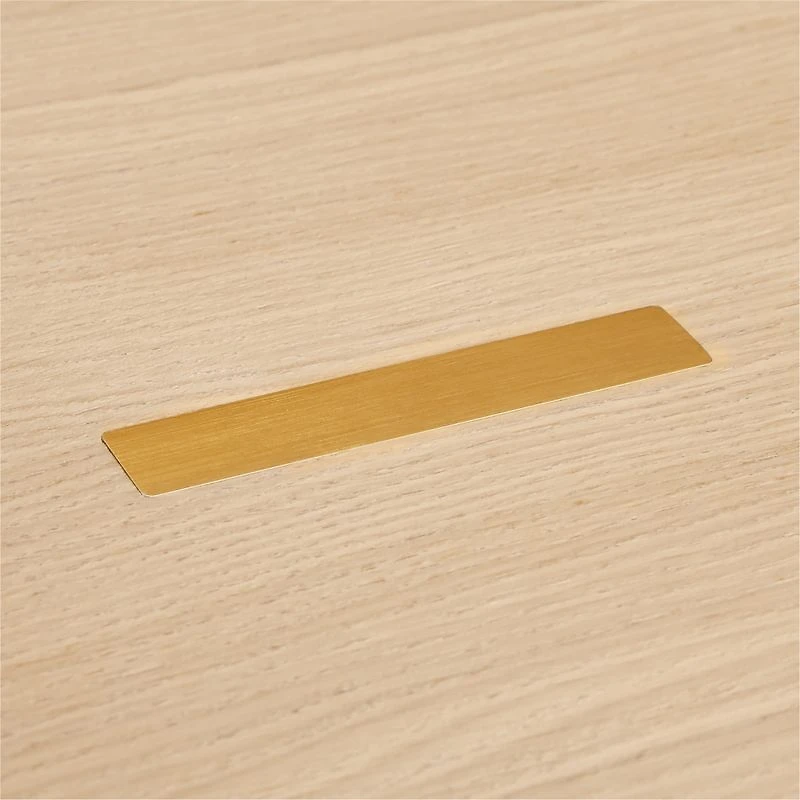 Paradox 89" Natural Oak Dining Table