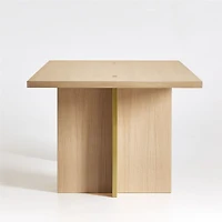 Paradox 89" Natural Oak Dining Table