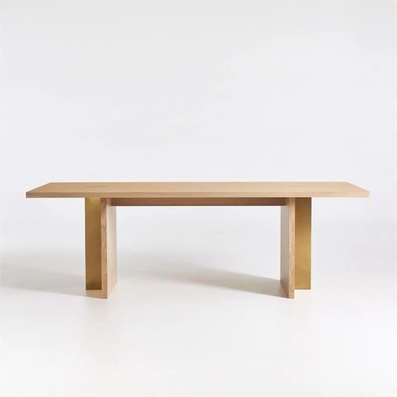 Paradox 89" Natural Oak Dining Table