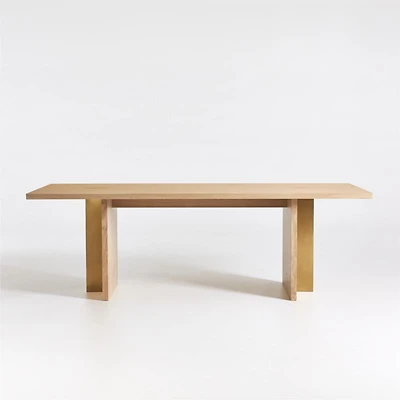 Paradox 89" Natural Oak Dining Table