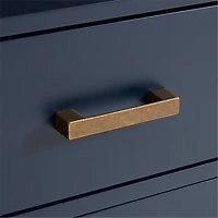 Parke 55" Navy Blue Wood 6-Drawer Kids Dresser