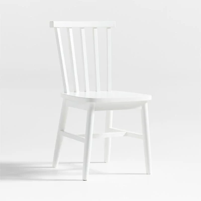Parke White Wood Kids Desk Chair