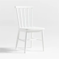 Parke White Wood Kids Desk Chair